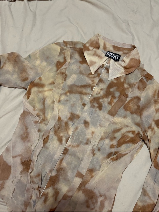 Diesel Tops - Diesel SS23 Runaway Silk Camo Top